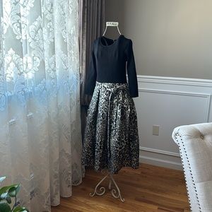 No Name Leopard Dress With Belt Size-L